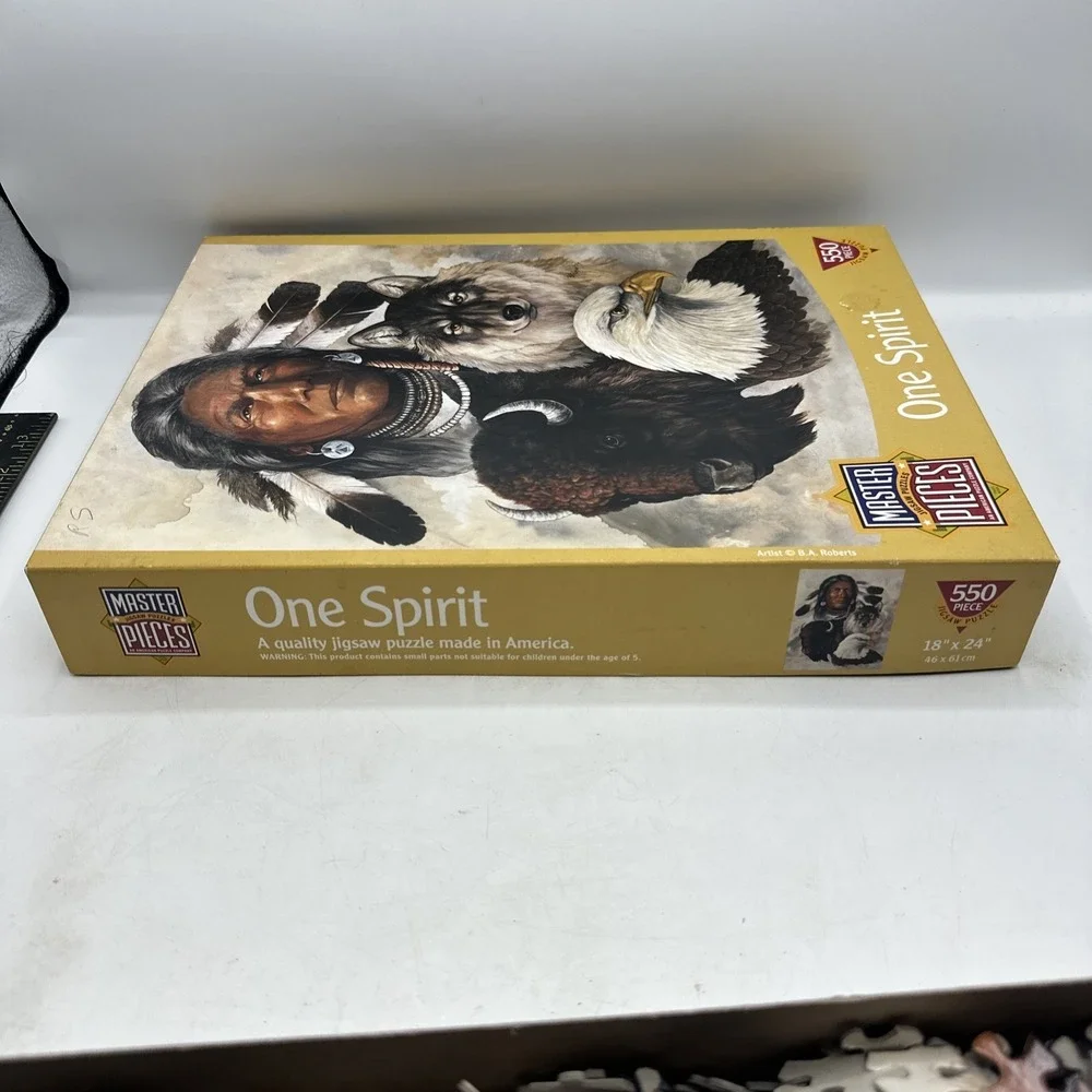 MasterPieces - One Spirit 550 Piece Jigsaw Puzzle Artist B.A. Roberts 18‎ X 24